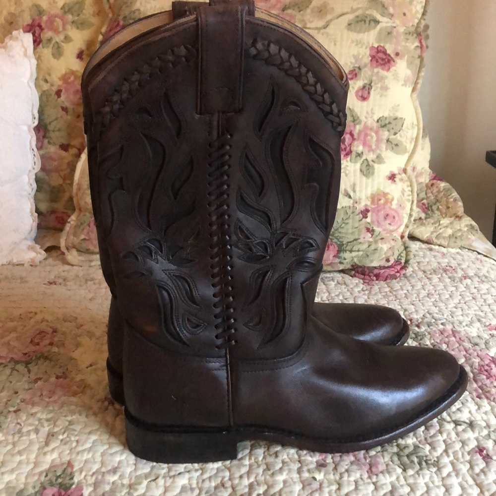 BROWN FRYE WESTERN BOOTS